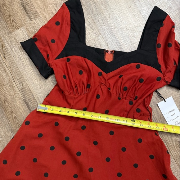 Unique-Vintage • 1950’s Retro Fit and Flare Swing Dress - Picture 16 of 16